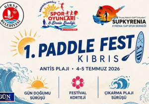 Antis Plajı’nda “1. Paddle Fest Kıbrıs” düzenlenecek