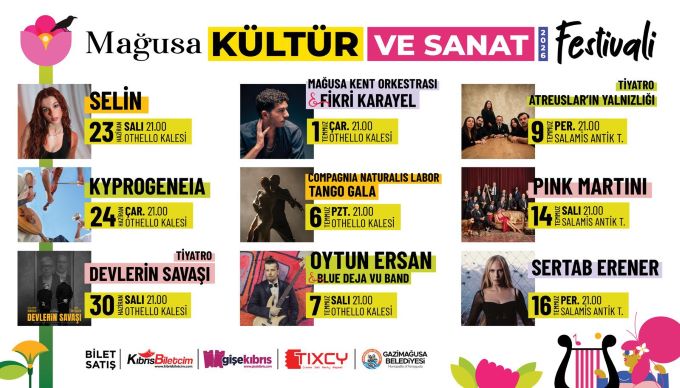 Mağusa’da sanat maratonu başlıyor: Festival Selin Geçit konseriyle açılıyor