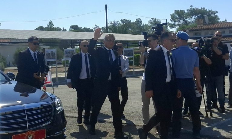 Guterres, Erhürman ve Hristodulidis arasında kritik üçlü görüşme başladı