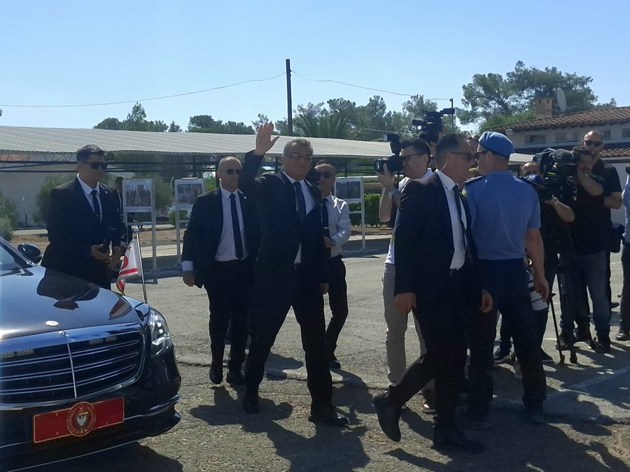 Guterres, Erhürman ve Hristodulidis arasında kritik üçlü görüşme başladı