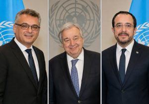 Guterres, Erhürman ve Hristodulidis özel yemekte buluşacak