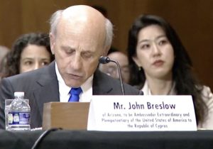 ABD’nin Lefkoşa Büyükelçiliği için John Breslow’un onay süreci hızlandırılıyor
