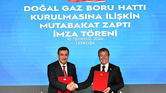 Türkiye–Kıbrıs doğalgaz hattı mutabakatına güneyden tepki