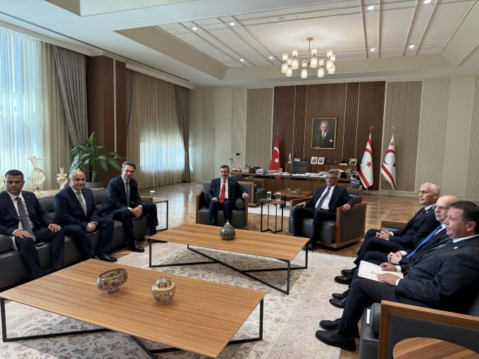 Erhürman, Cevdet Yılmaz’ı kabul etti