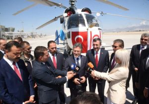Yangın söndürme helikopteri geçici olarak Orman Dairesine tahsis edildi