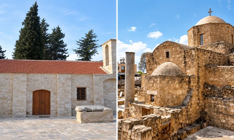 Kalogra’daki kilise ve Aşağı Arodes Camii’nde koruma çalışmaları başladı
