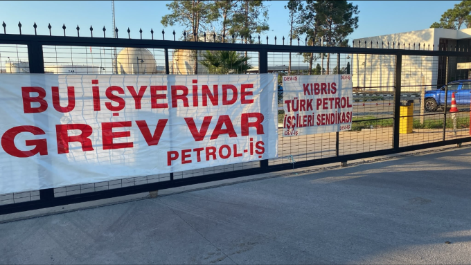 Kıbrıs Türk Petrolleri’nde iki saatlik grev: DEV-İŞ, TİS ve mobbing iddialarını gündeme taşıdı