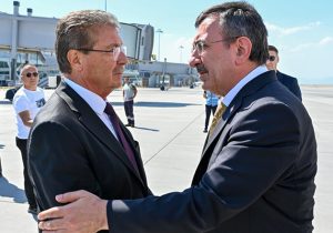 Cevdet Yılmaz taziye ziyareti için adada