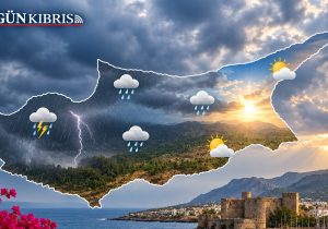 Kıbrıs’ta yağmur ve gök gürültüsü: Batı ve iç kesimler daha riskli