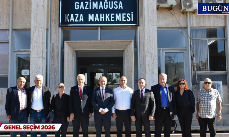 DP Genel Başkanı Ataoğlu adaylık başvurularına katıldı: Tatlısu, Mağusa ve Beyarmudu adaylarına destek