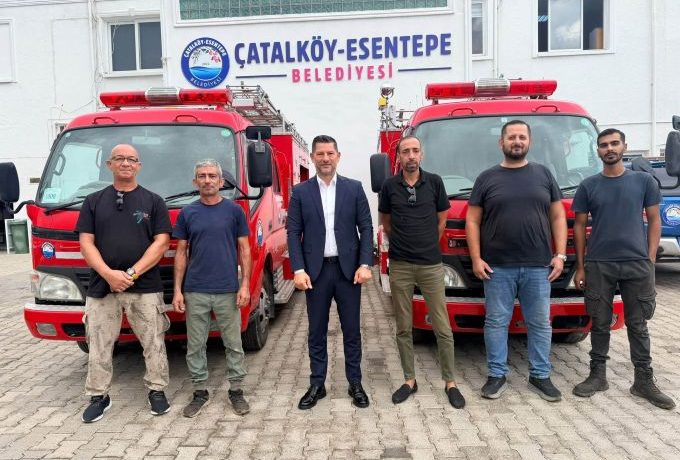 Çatalköy-Esentepe Belediyesi, afetlere müdahale için iki yeni araç aldı