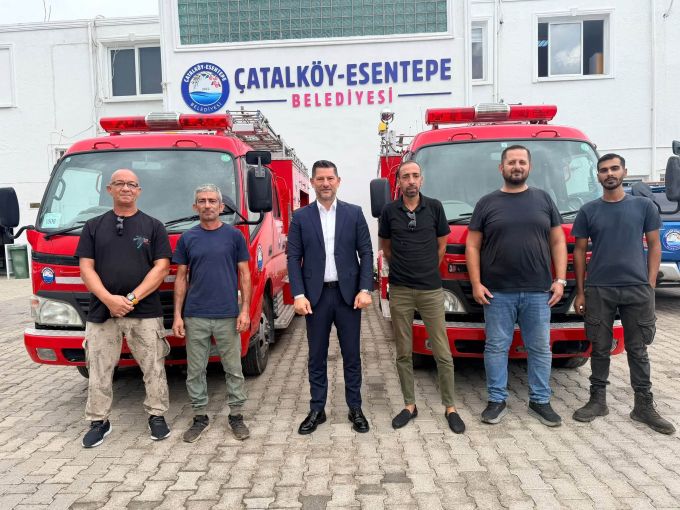 Çatalköy-Esentepe Belediyesi, afetlere müdahale için iki yeni araç aldı