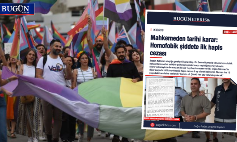 Kuir Kıbrıs’tan emsal mahkeme kararına ilişkin açıklama: “Nefret suçu, nefret suçu olarak görüldü”