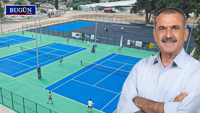 Mağusa’da altı tenis kortu tamamlandı: İlk organizasyona 17 ülkeden sporcu bekleniyor